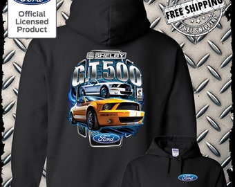 Sudadera con capucha Ford / Shelby GT 500 - Producto con licencia oficial