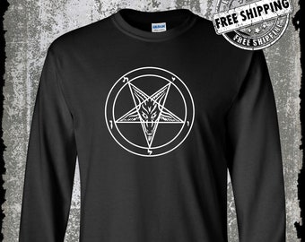 T-shirt Goat Pentagram - Taille L Homme - Marque Anvil - Occasion Très Bon état