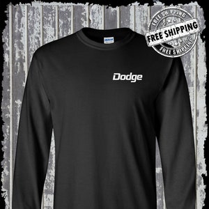 Dodge Logo Crest Long Sleeve T-Shirt - Official Licensed Product