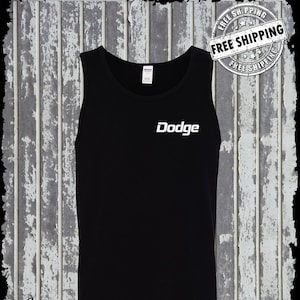 Dodge Logo Crest Tank Top T-Shirt - offizielles lizenziertes Produkt