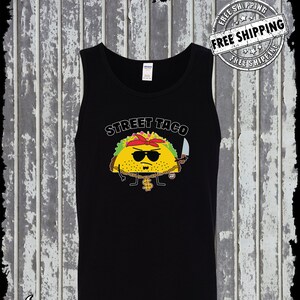 Street Taco Funny Gangster Tank Top T-Shirt Todd Goldman Licensed