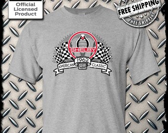 Carroll Shelby Racing Flags T-Shirt