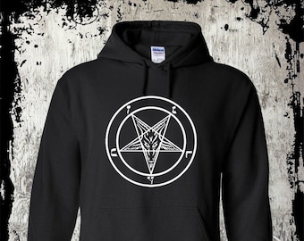 666 NUMBER OF THE BEAST SWEATSHIRT Aleister Crowley 777 Pentagram Sweat Pullover