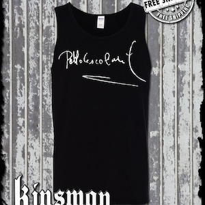 Pablo Escobar Signature Tank Top T-Shirt - Colombia NARCOS Plata O Plomo