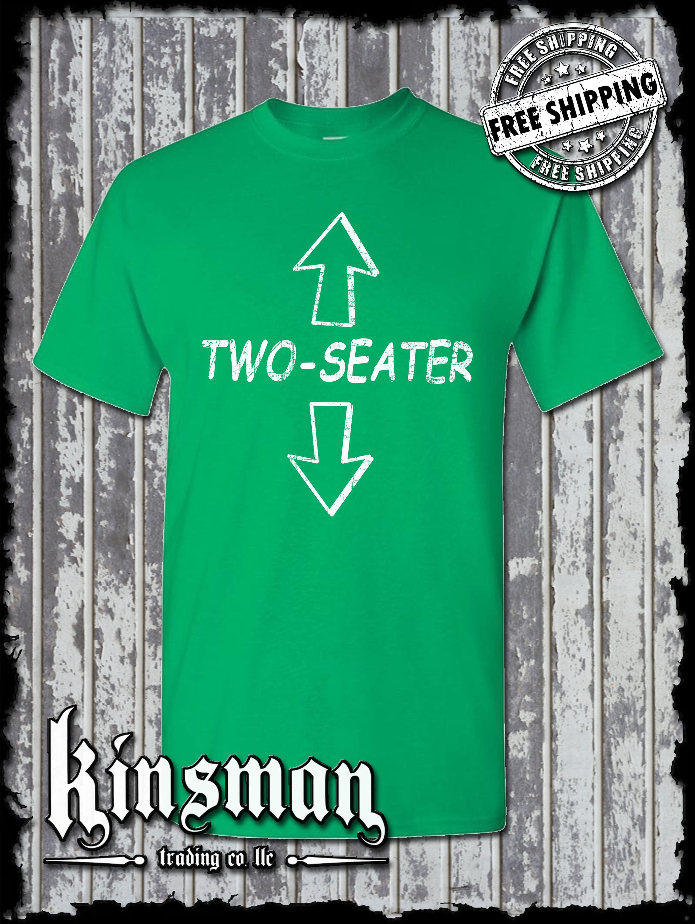 【別注】＜Are You Different×6＞TWO PEOPLE TEE/ Two-seater T-shirt - Funny Adult Rude Offensive College