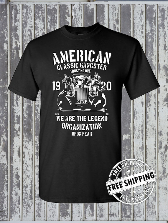 American Gangster Classic T-shirt Mafia Mob Crime Boss - Etsy