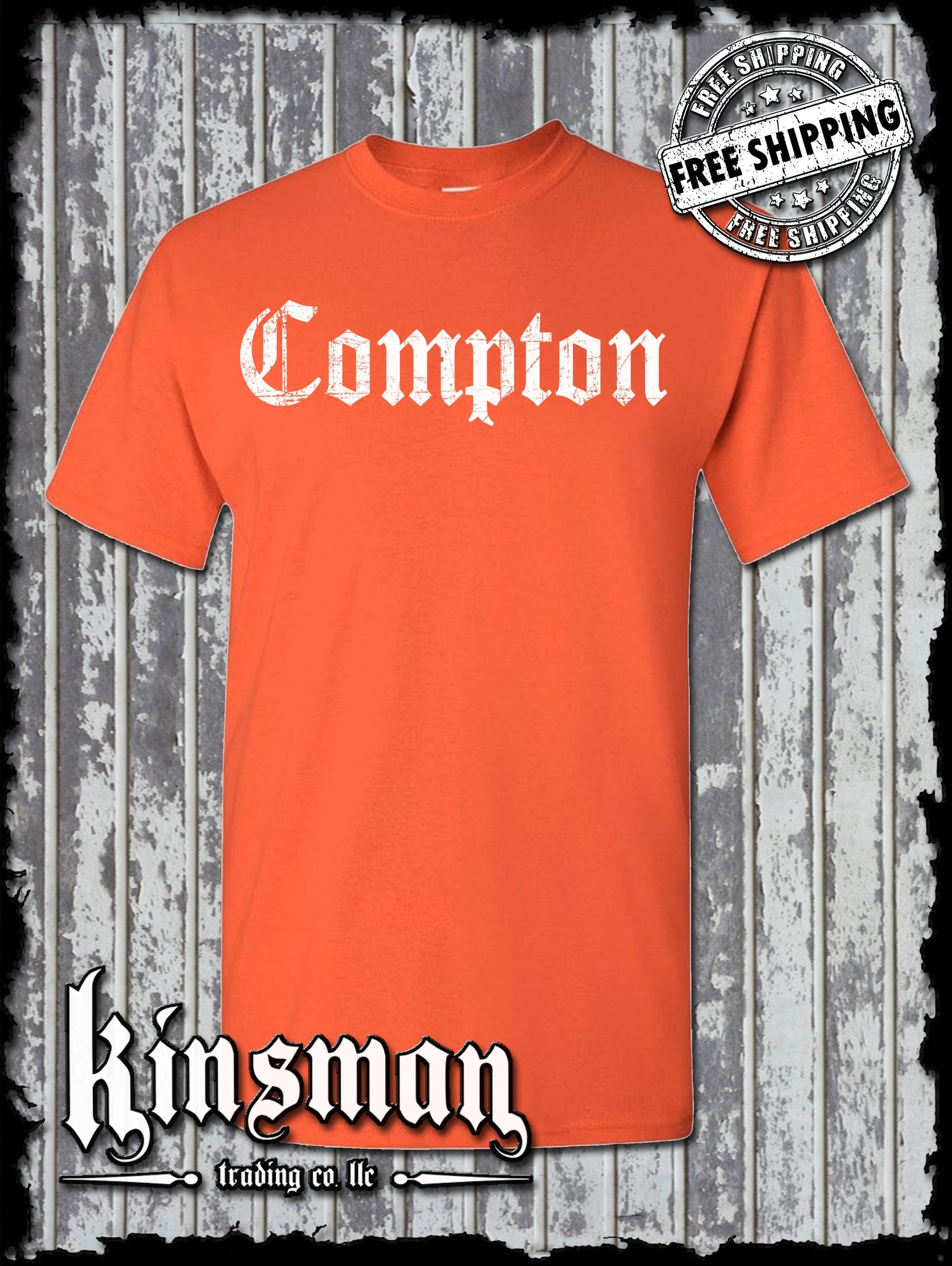 Straight Outta Compton Rap Hip Hop Gift T-Shirt - Cotton Novelty Tee For Men & Women, Custom Printed