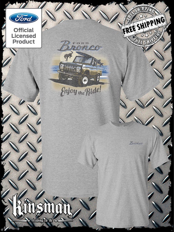 Official Ford Bronco T-Shirt – Men's Graphic Tee, 100% Cotton, Multiple Sizes Available 4 thumbnail image