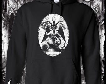 Baphomet Satanic Graphic Hoodie / Sweatshirt - Devil Evil Occult