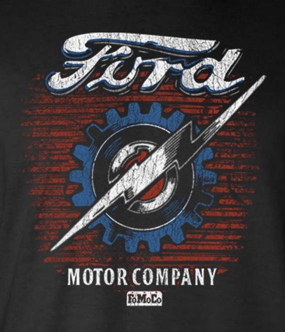 Ford Motor Company Lightning Logo T-shirt - Official Licensed