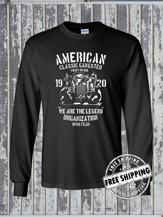 Gangster T-Shirt - 1920s Mob Mafia Shirt Gangster T-Shirt - 1920s Mob Mafia Shirt
