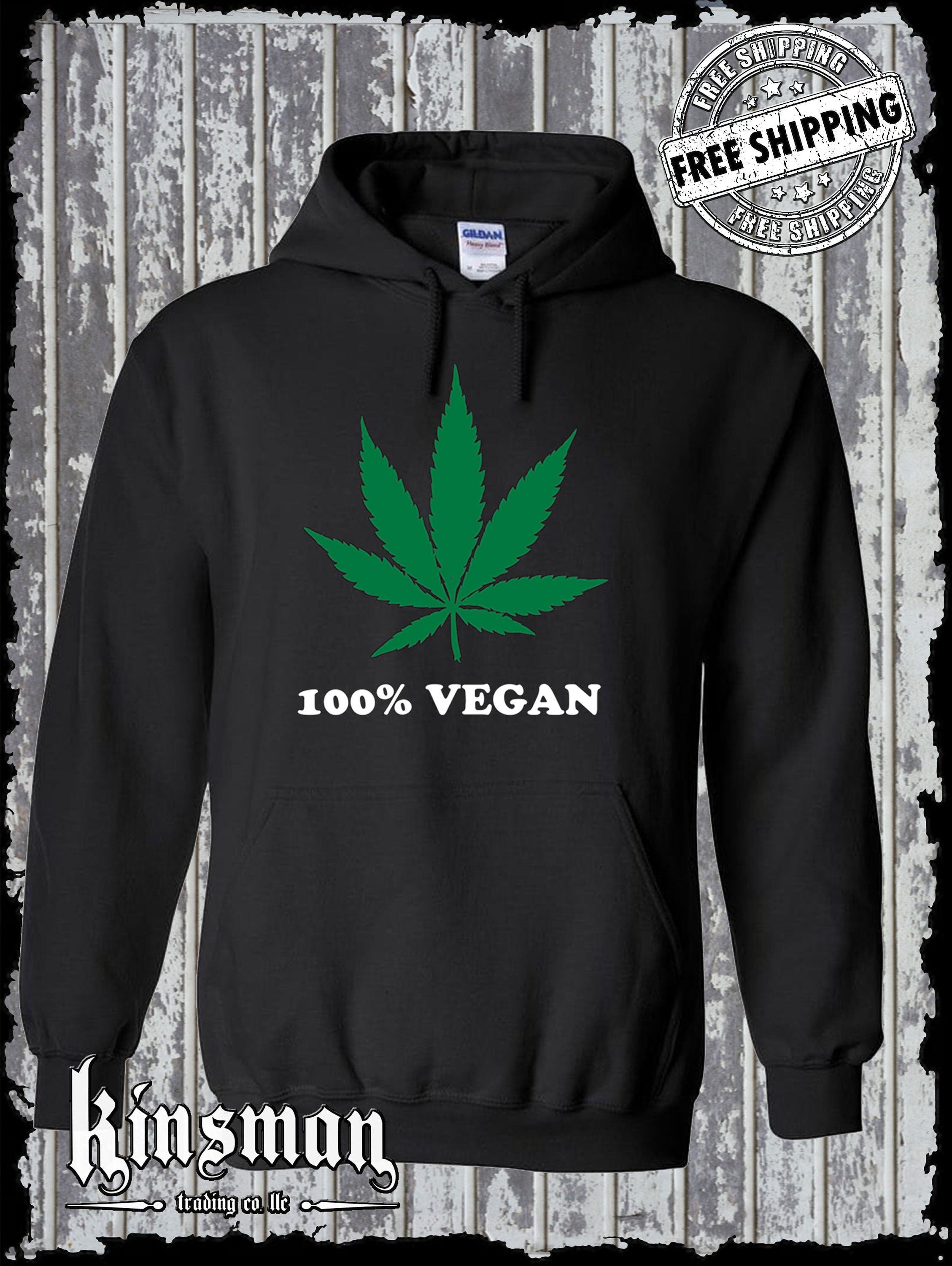 Rolling tobacco pouch case vegan canvas marijuana leaf stoner gift