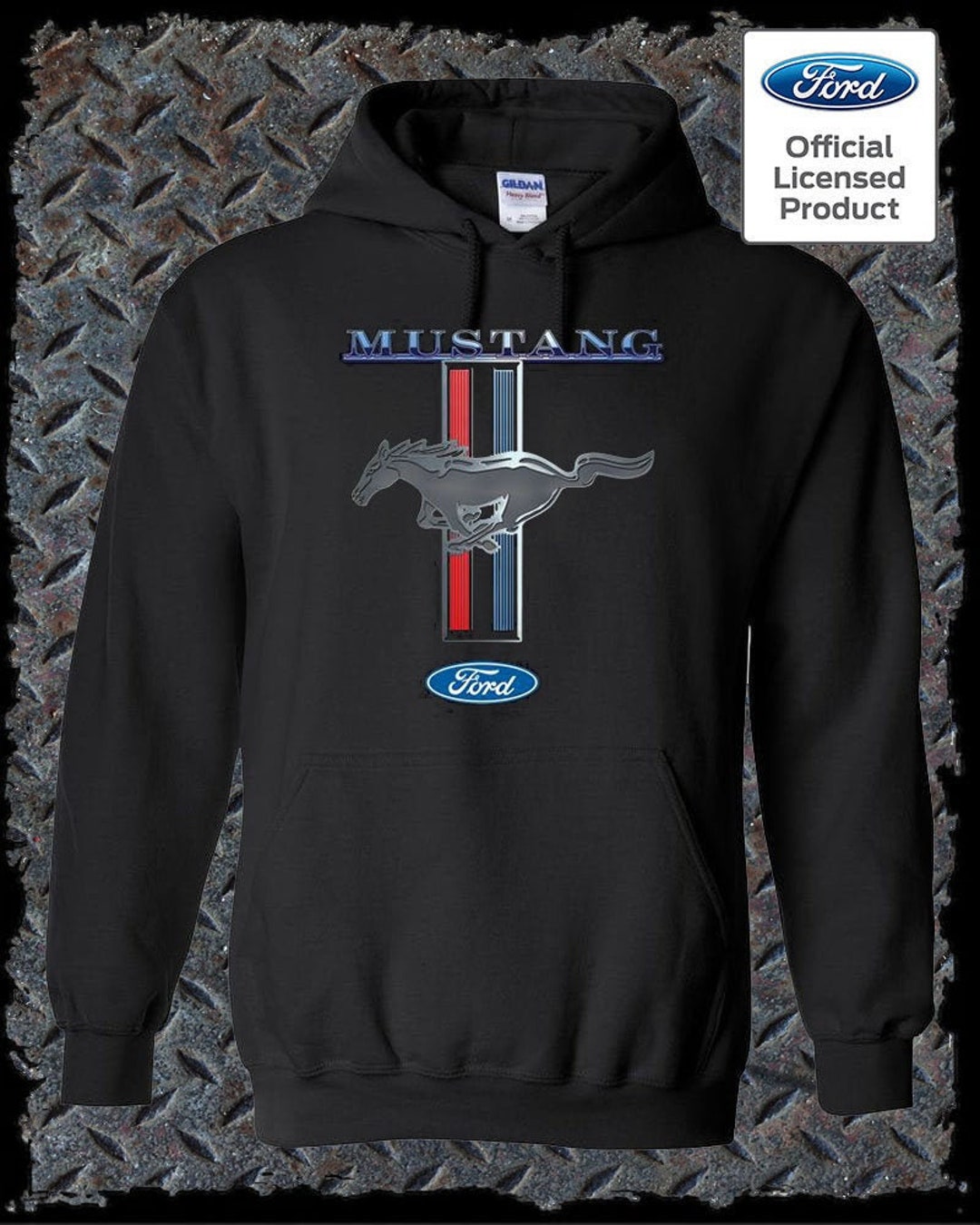 Ford Mustang Official Licensed Hoodie Sweatshirt American Muscle