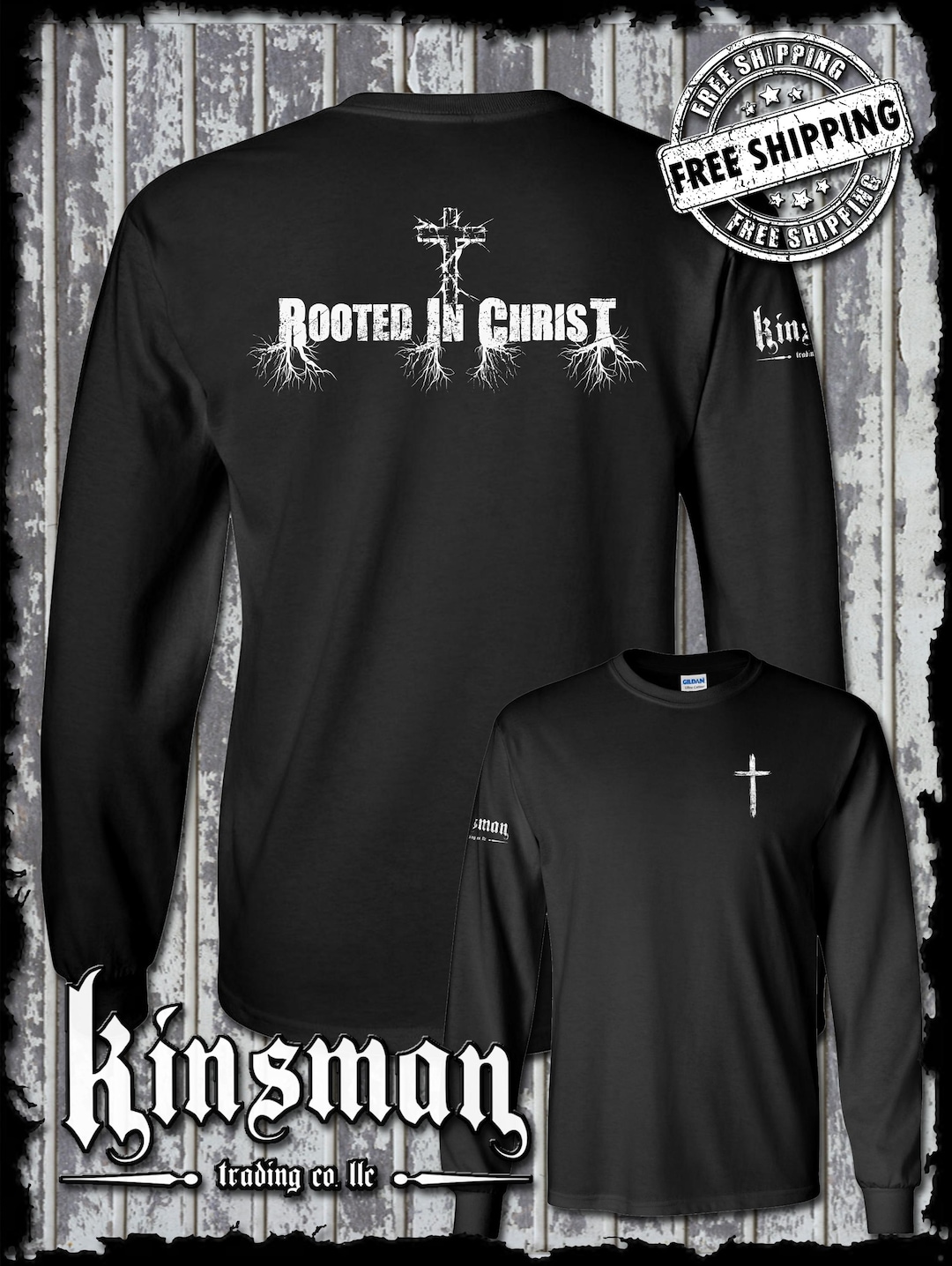 Rooted in Christ 2-sided T-shirt - Jesus Christian Catholic God Bible ...