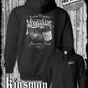 Smoky Mountain Moonshine Hoodie Tennessee Whiskey Since 1776