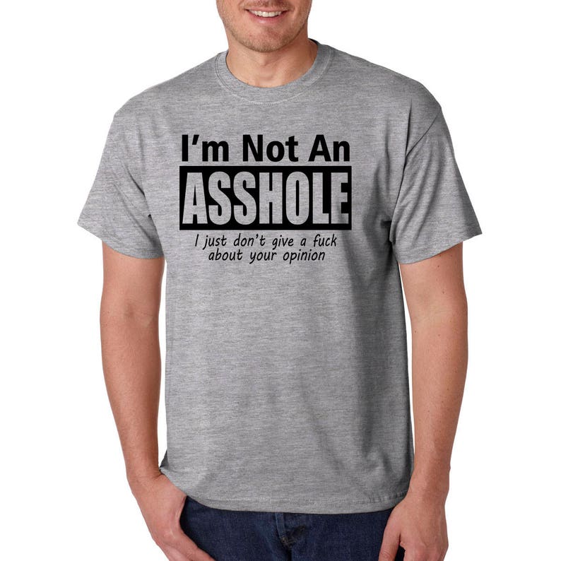I'm Not an AHOLE T-shirt Hilarious Rude Humor Tee - Etsy