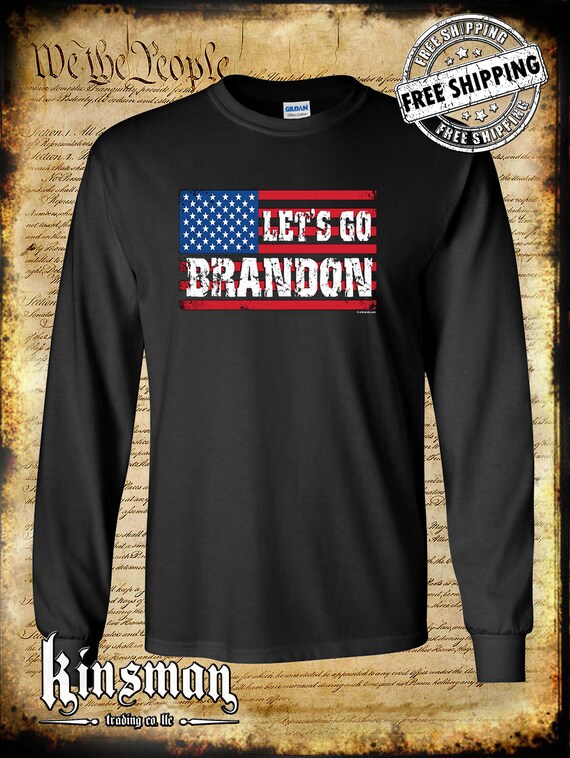 Maglietta Let's Go Brandon – Ironica, Joe Biden, Trump 2024, OneWayTshirts, Uomo - 3