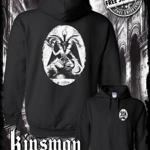 Baphomet Satanic Graphic 2-Sided Hoodie / Sweatshirt - Devil Evil Occult