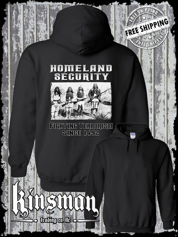 Fighting Terrorism Since 1492 Hoodie Sweatshirt Native American