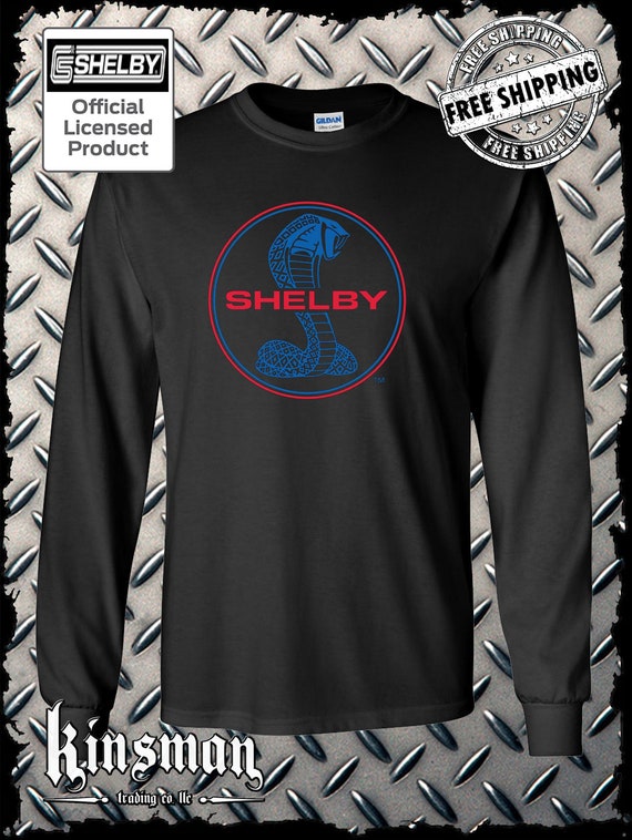 Official Ford Mustang Shelby Cobra Snake Logo T-Shirt - Black Cotton Tee 4 thumbnail image