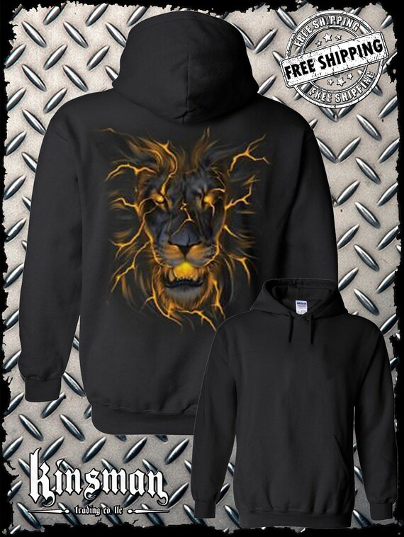 Lightning lion hoodie online