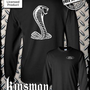 Licensed Ford Cobra Mustang Shelby Long Sleeve T-Shirt / Official Product