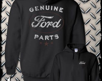 Ford Genuine Parts Retro / Vintage Logo Hoodie -Mustang F-150 Official Licensed