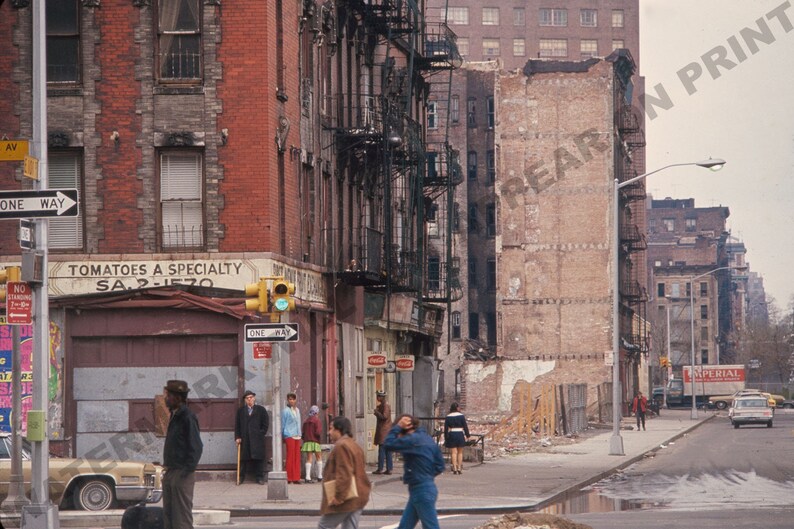 Spanish Harlem 19701980 Manhattan New York City NY Urban Photograph