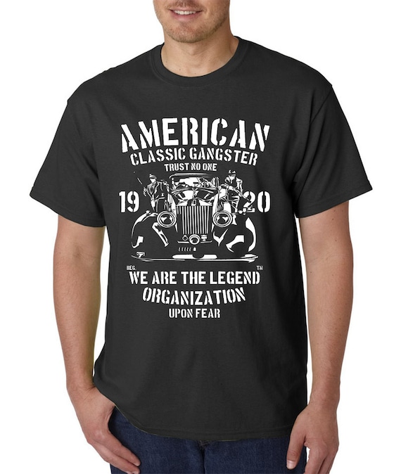 American Classic Gangster T-Shirt Mens usa mafia mob
