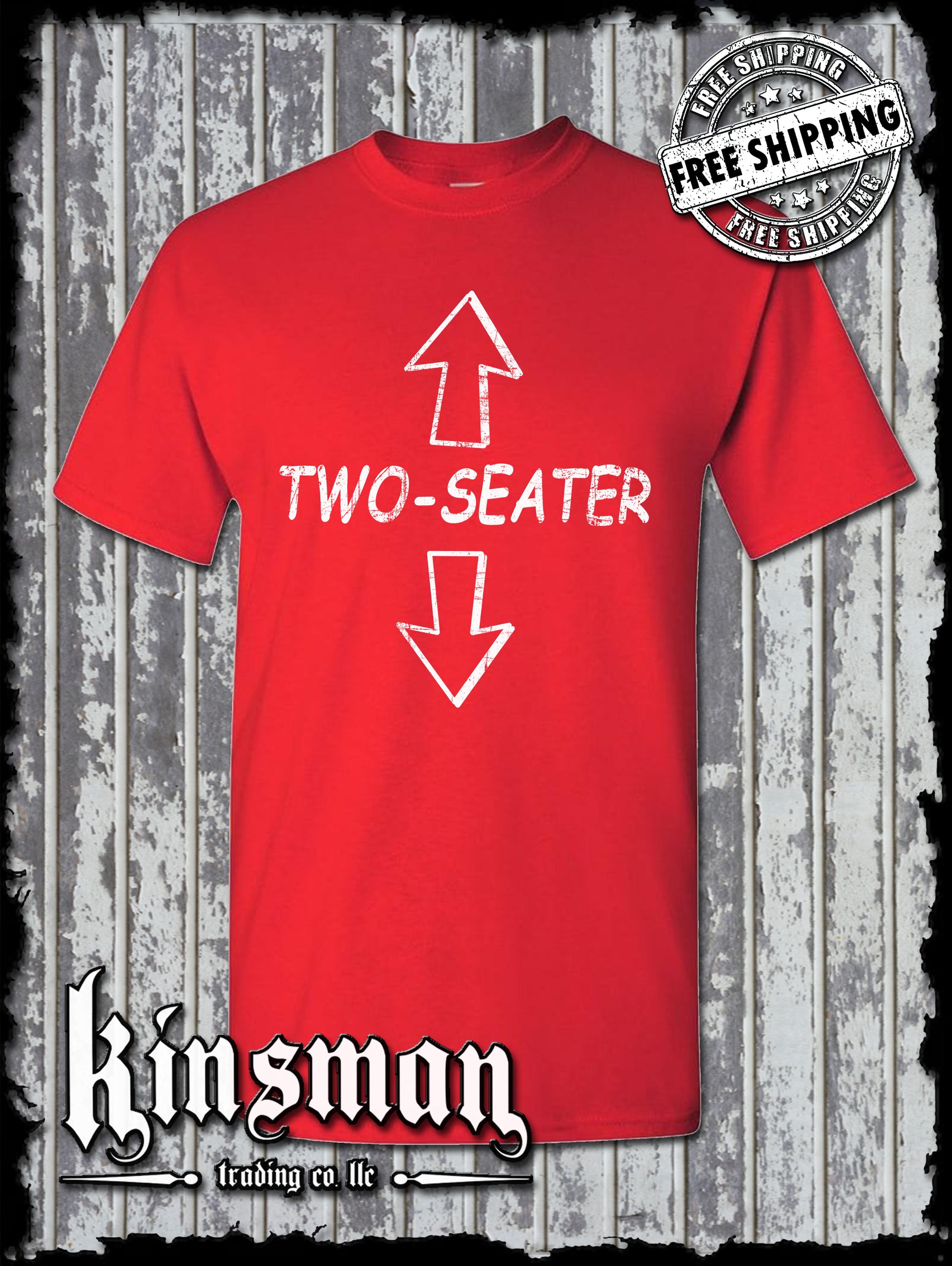 Two-seater T-shirt - Funny Adult Rude Offensive College