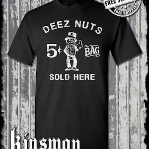 T-shirt Deez Nuts Vendu ici - Humour universitaire grossier drôle seulement pour adultes