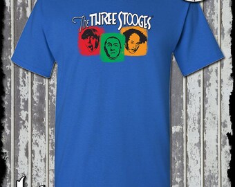 Three Stooges Colorful Logo T-Shirt