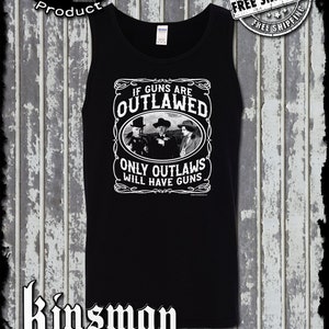 Three Stooges Outlaws 2nd Amendment Tank Top T-Shirt
