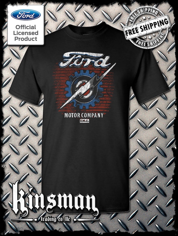 Ford Motor Company Lightning Logo T-shirt - Official Licensed