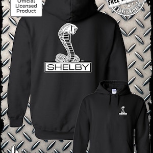 Shelby Cobra Logo 2 Sided Hoodie / Sweatshirt Official Licensed Product