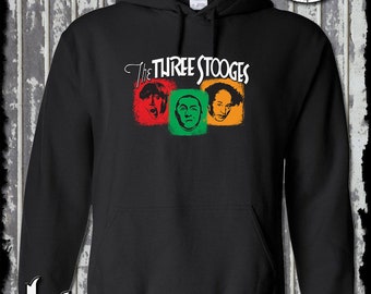 Three Stooges Colorful Logo Hoodie / Sweatshirt