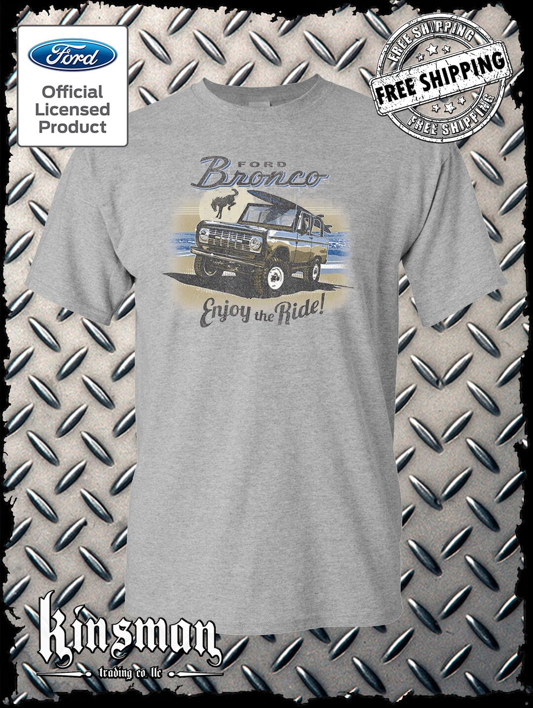 Ford Bronco Enjoy the Ride T-shirt - Official Licensed Product - Etsy