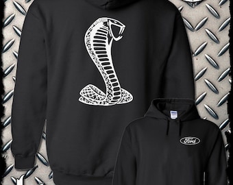 Sudadera con capucha Ford Cobra Mustang Shelby con licencia / Producto oficial