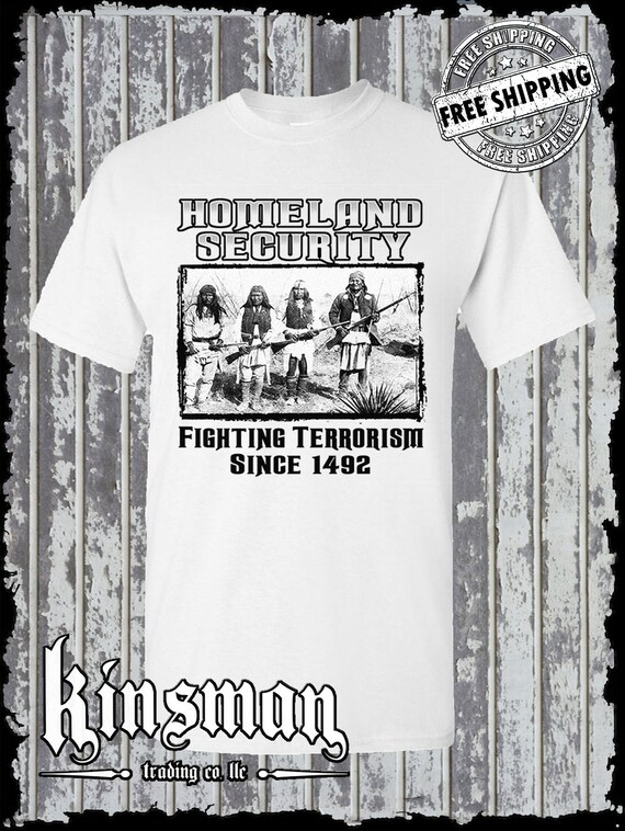 Homeland security indian shirt sale