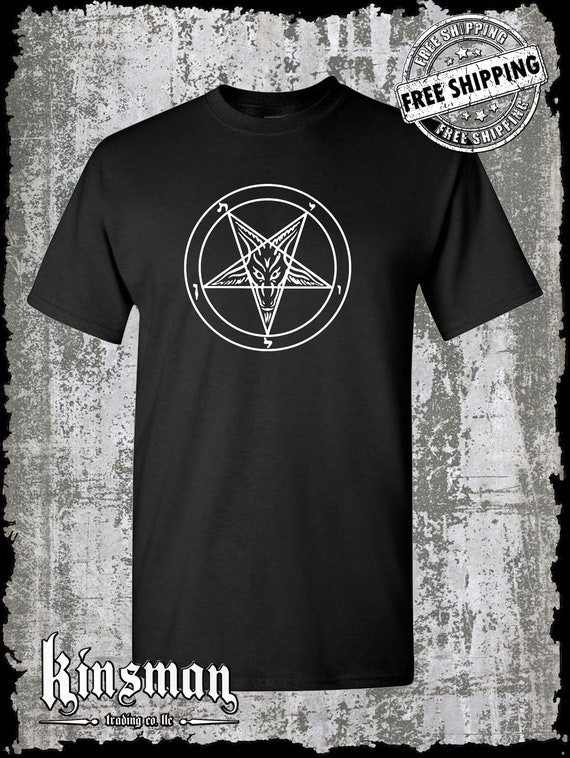 Blood Satan Pentagram Occult Religion Goth - Satanic Pentagram T