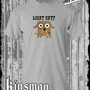 Welche Katze? Hunde T-Shirt Todd Goldman Lizensiert