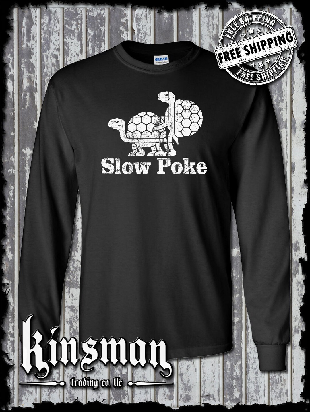 Slow Poke Funny Turtles Long Sleeve T-shirt / Adult Rude Vulgar ...
