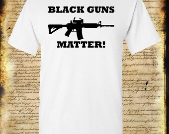 300 Blackout AR-15 T-Shirt – Pro Gun Rights, Patriotic Design, Men's Regular Fit, Gildan Graphic Tee