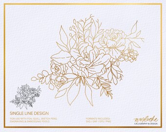 Free Free 321 Single Line Flower Svg SVG PNG EPS DXF File