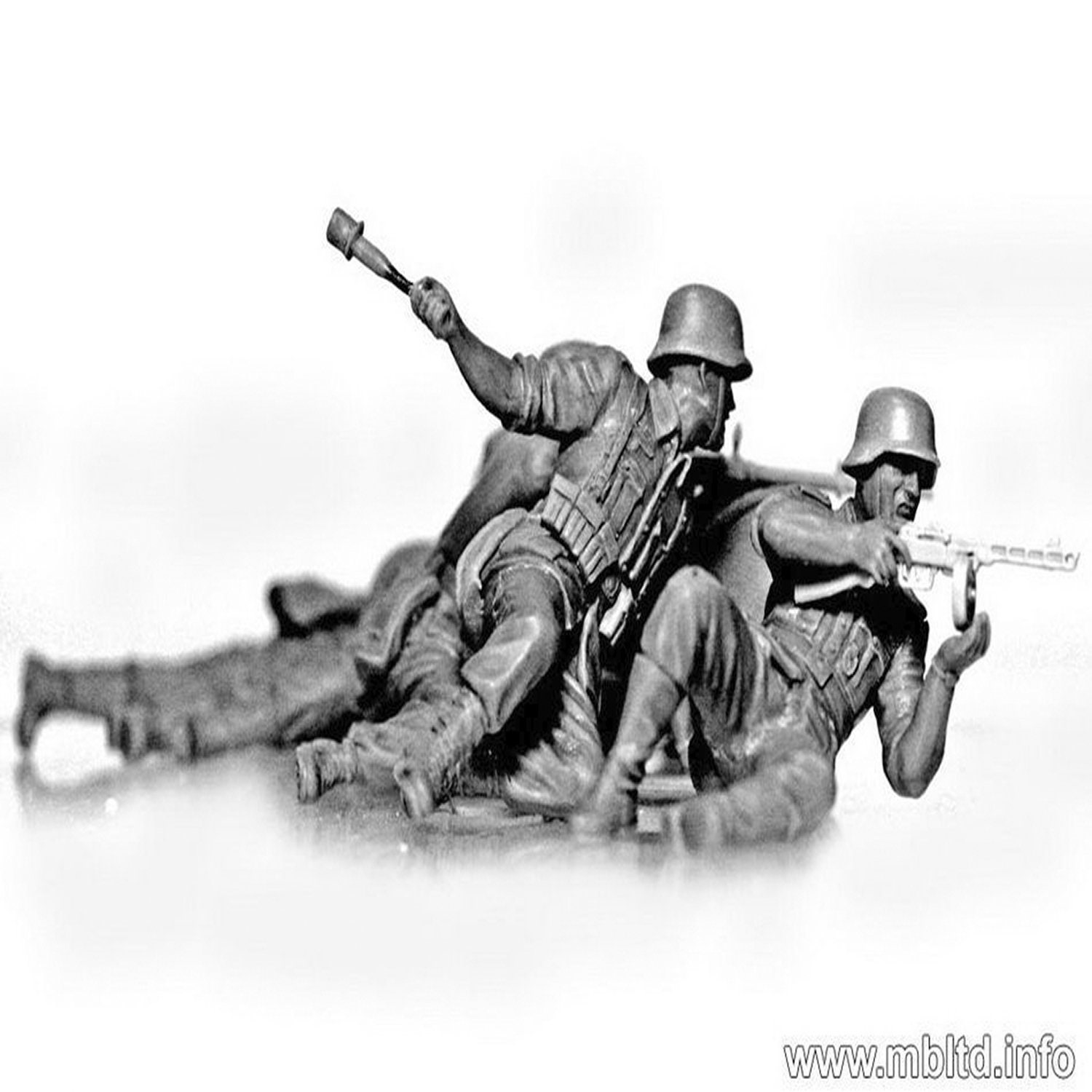 Plastic Model Kit 1/35 WWII German Infantry Defense Eastern - Etsy
