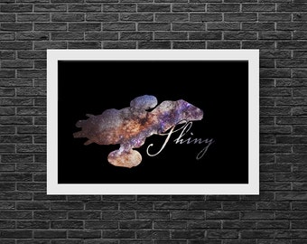 11x17 Firefly inspired Serenity Digital Art Poster "Shiny"