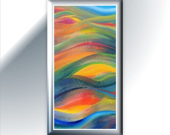 Abstract wall art, abstract painting for decoration.