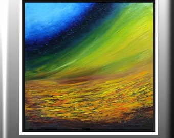 Abstract artwork a modern abstract oil painting .