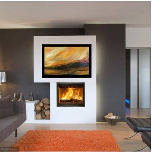 Large abstract oil painting, contemporary wall art painting. image 4