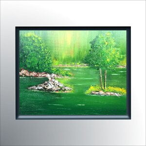 original oil painting ,landscape painting on canvas.